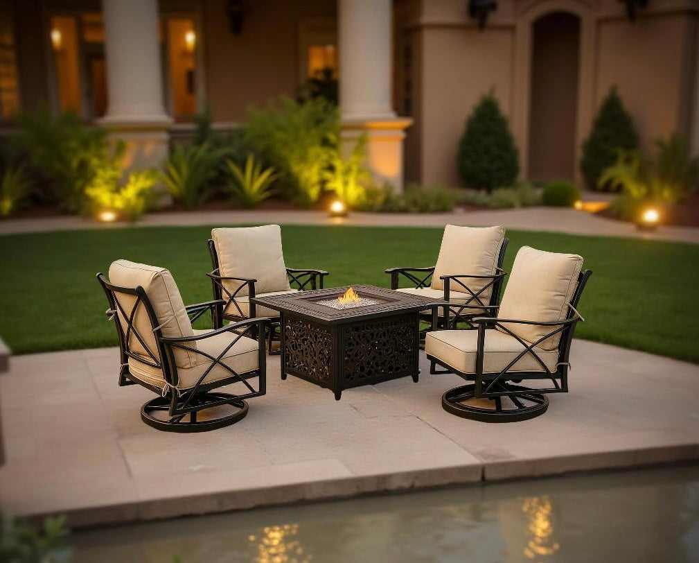 Fire Table and Chair Sets